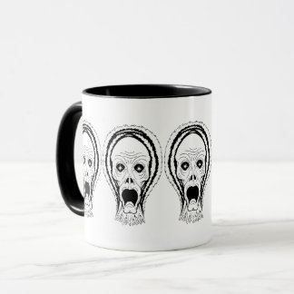Mug Cri d'âme glaçant, étrange art d'horreur