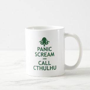 Mug Cri perçant et appel Cthulhu de panique