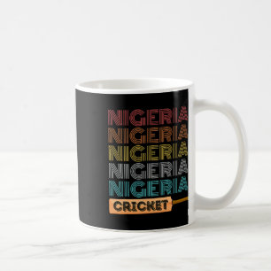 Mug Cricket Nigéria Rétro Vintage