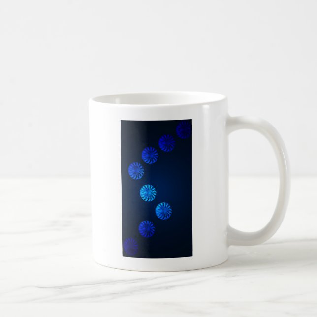 Mug Cristal bleu design irlandais (Droite)