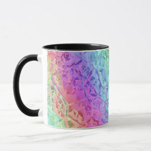 Mug cristal de arc-en-ciel gelé :