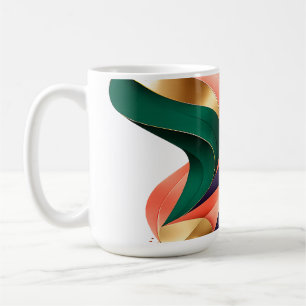 Mug Cristal Géométrique Vibrant et Abstraction de Ruba