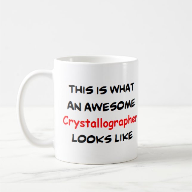 Mug cristallographe, génial (Gauche)