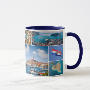 Mug Croatie   Hrvatska   Collage de photos de voyage