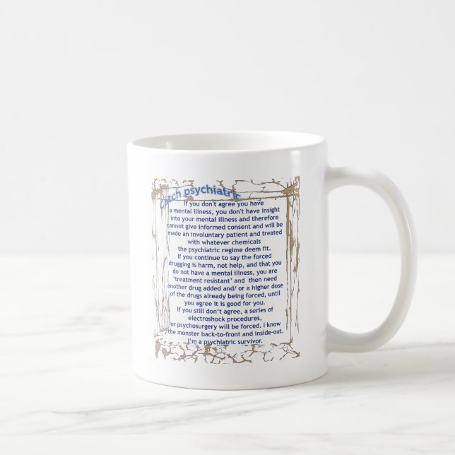 Mug Crochet psychiatrique (Droite)