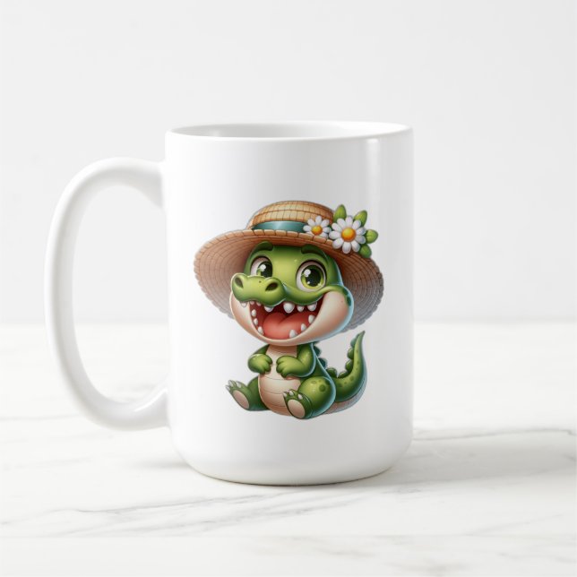 Mug Crocodile de bébé mignon (Gauche)