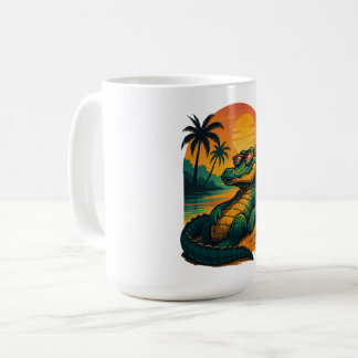 Mug Crocodile d'été sans fin - Rétro