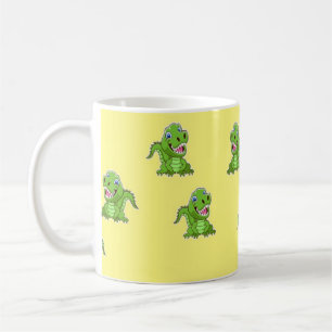 Mug Crocodiles verts sur jaune