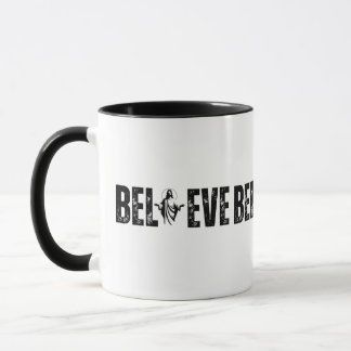 Mug CROIRE Silhouette chrétienne ouverte avec foi