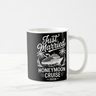 Mug Croisière de lune de miel mariée 2026 Marié tropic