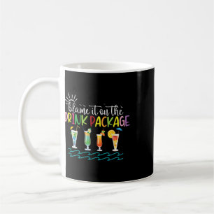 Mug Croisière drôle d'été Blâmez-le sur le forfait de