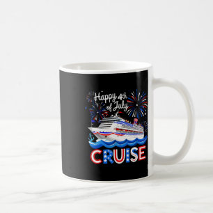 Mug Croisière du 4 juillet Feu d'artifice Usa Cadeau p