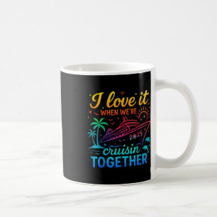 Mug Croisière en famille 2025 J'adore quand on croise