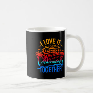 Mug Croisière en famille 2026 J'adore quand on croise