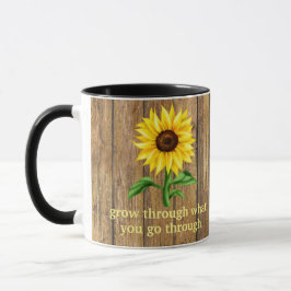 Mug Croissance À Travers Ce Que Vous Allez Par Motivat