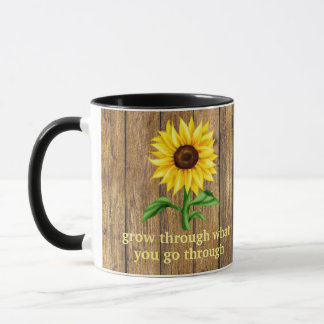 Mug Croissance À Travers Ce Que Vous Allez Par Motivat
