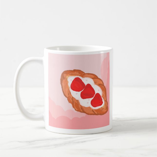 Mug Croissant aux biscuits  (Gauche)