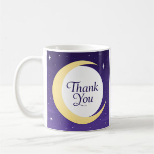 Mug Croissant de Lune Jaune Clair Merci