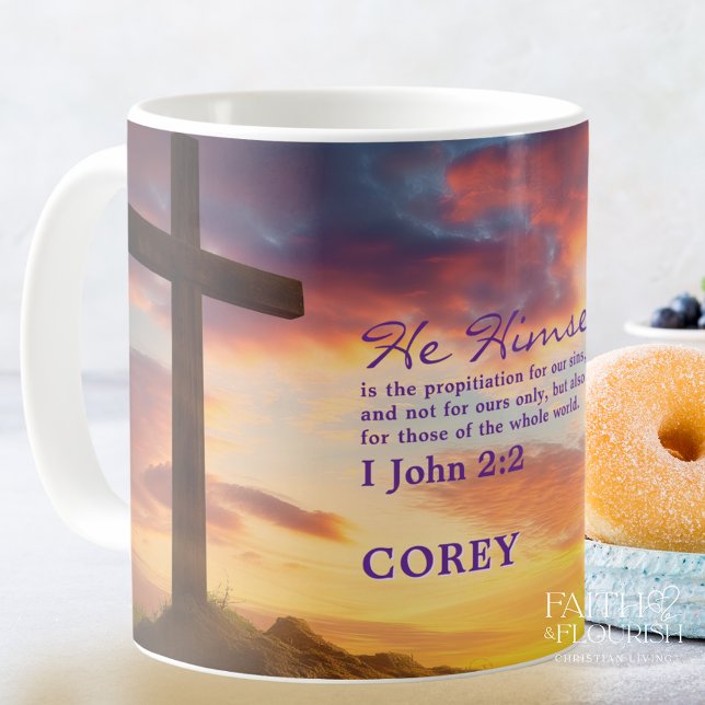 Mug Croix à Dusk Scripture Personnalisé (Créateur téléchargé)