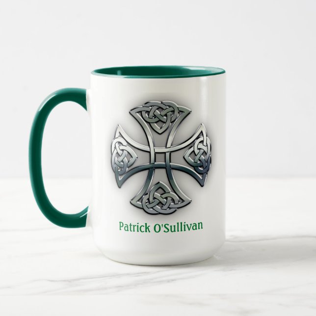 Mug Croix celtique personnalisée (Gauche)