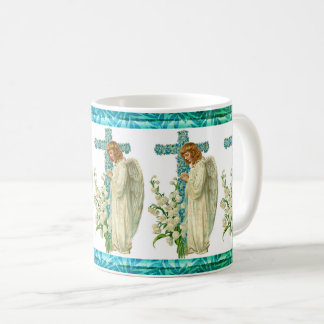 Mug Croix chrétienne bleue