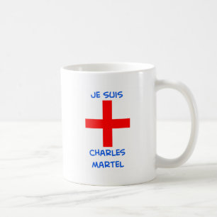 Mug croix de croisé de martel de Charles de suis de je