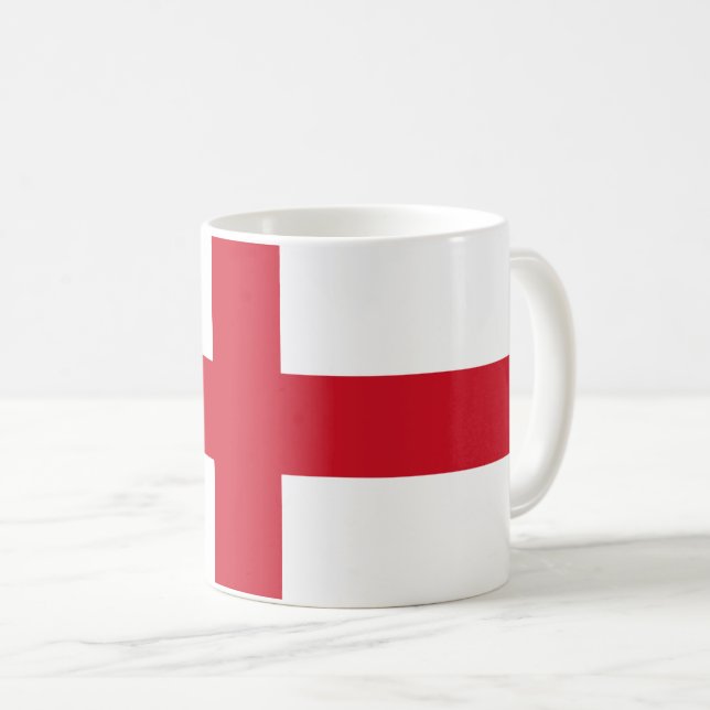 Mug Croix de St George ~ Drapeau d'Angleterre (Devant droit)