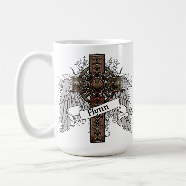 Mug Croix de tartan de Flynn (Gauche)
