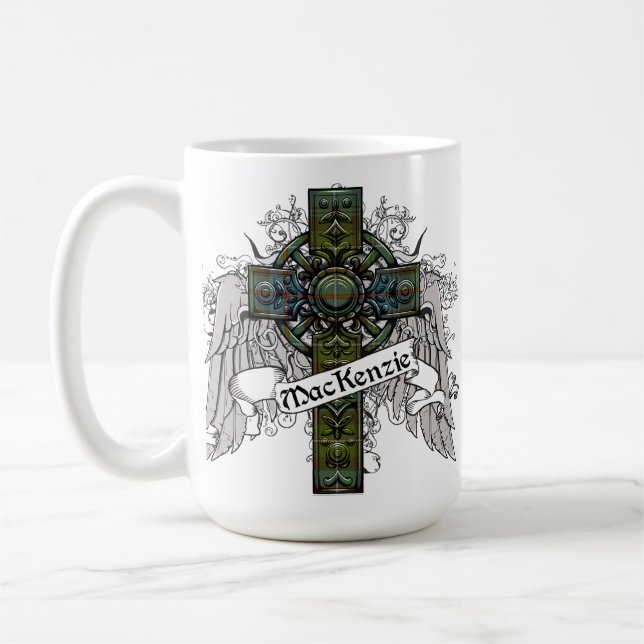 Mug Croix de tartan du Mackenzie (Gauche)