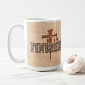 Mug Croix des ongles rouillés du Christ Conception chr