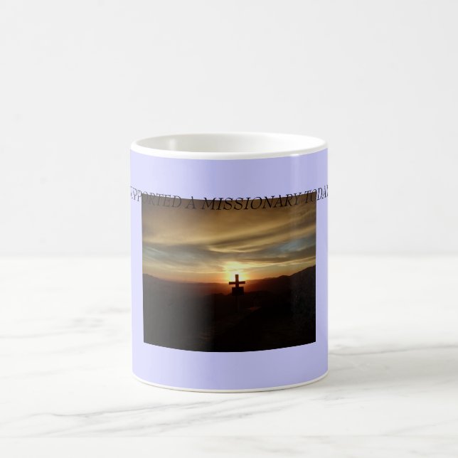 Mug croix, J'AI SOUTENU UN MISSIONNAIRE AUJOURD'HUI ! (Centre)