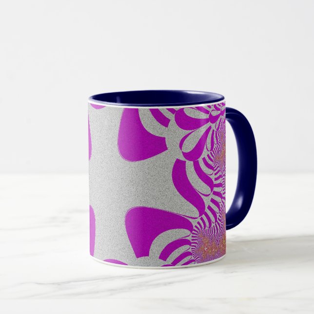 Mug Croix rose et argent (Devant droit)