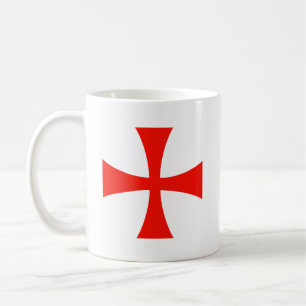 Mug Croix Rouge Croisé Templiers Café Médiéval