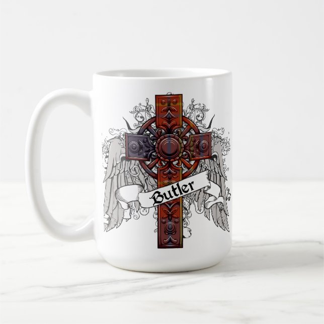 Mug Croix Tartan Butler (Gauche)