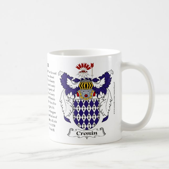 Mug Cronin, l'origine, la signification et la crête (Droite)