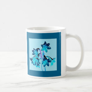 Mug Croquis de journeaux - Cobalt et bleu ciel