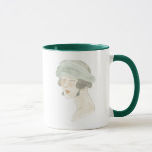 Mug Croquis de mode d'aileron - portrait