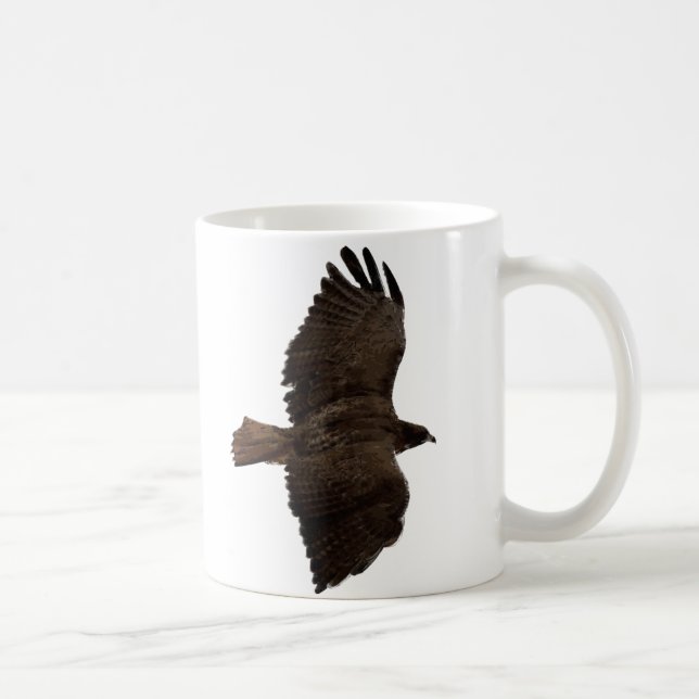 Mug Croquis de queue rouge (Droite)