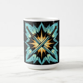 Mug Crossed Fantasy Arrows with Glowing Energy – Dynam