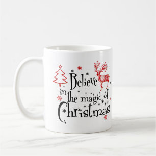 Mug Croyez en la magie de Noël Personnalisé