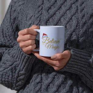 Mug Croyez en la magie - Whimsical Holiday Design