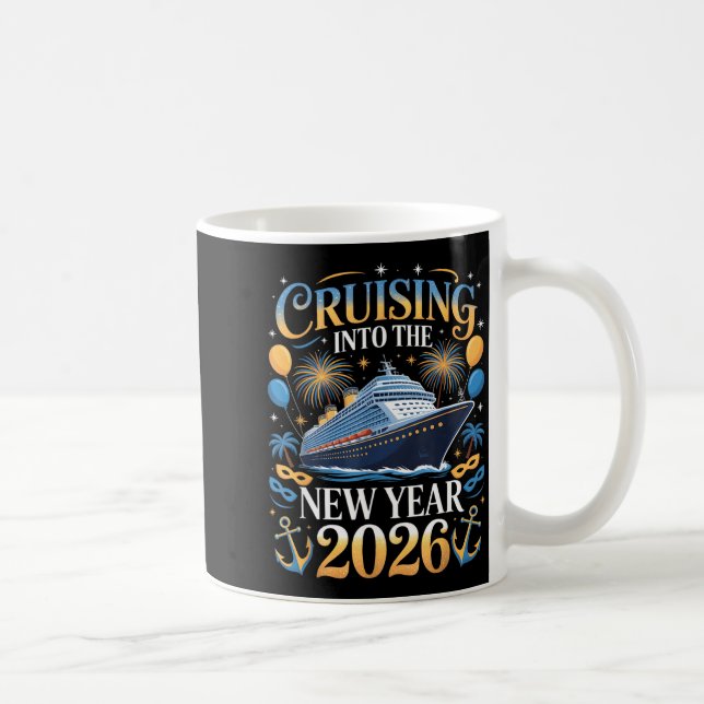 Mug Cruising Into The New Year 2026 Vacation Design  (Droite)