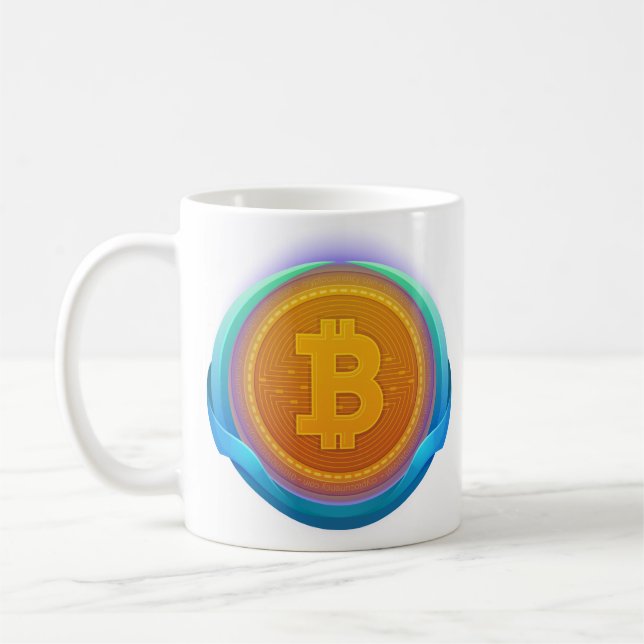 MUG CRYPTO-MONNAIE BITCOIN (Gauche)