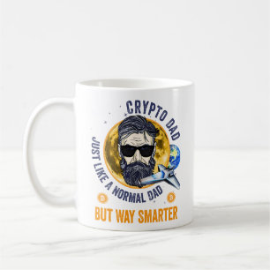 Mug Cryptodad Crypto Papa Comme Un Papa Bitcoin Réguli
