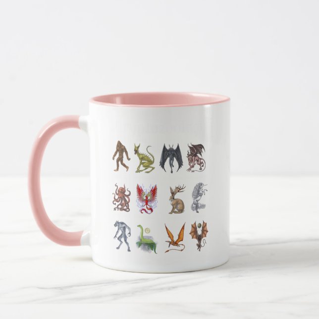 Mug Cryptozoologie Cryptid Créatures (Gauche)