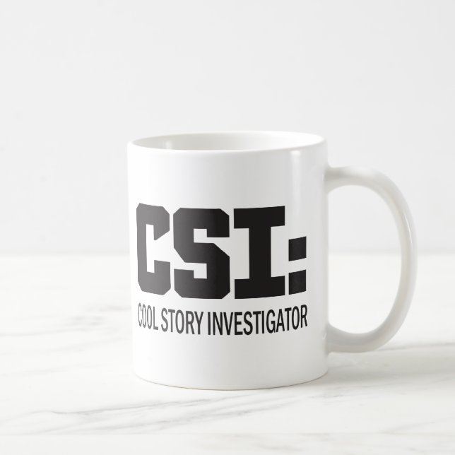 Mug CSI : Enquêteur sur l'histoire froide (Droite)