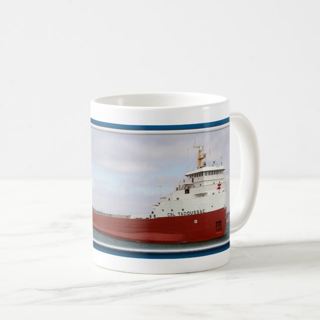 Mug CSL Tadoussac boue rouge (Devant droit)