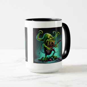 Mug Cthulhu Rock 'n Roll Combo Mug, 15 oz
