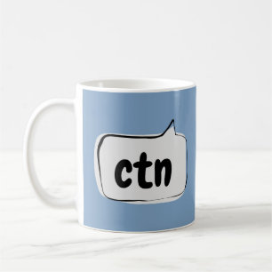 Mug ctn Speech Bubble - Impossible de parler maintenan
