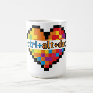 Mug ctrl + alt + papa T-Shirt Geek Papa